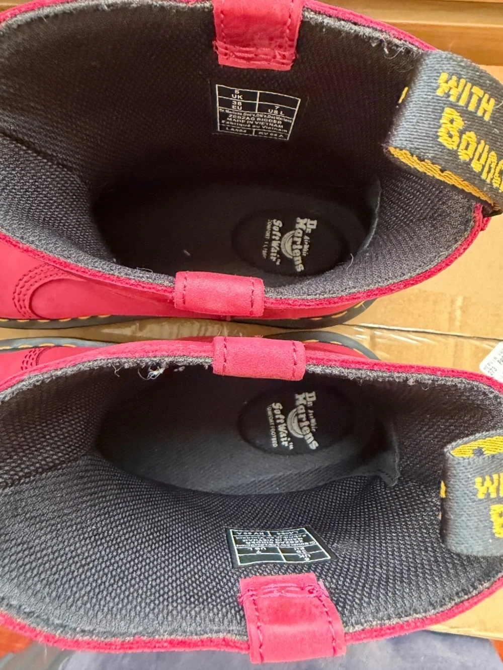 Dr. Martens used measurements